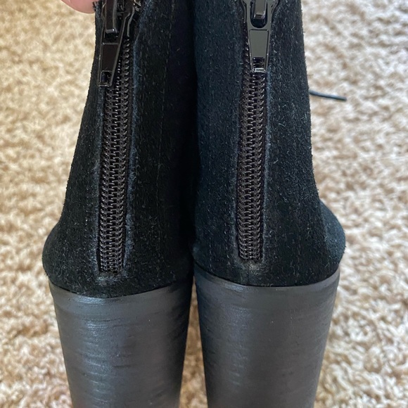 JEFFREY CAMPBELL BLACK SUEDE CORSET BOOTIE 9.5 - Picture 6 of 9